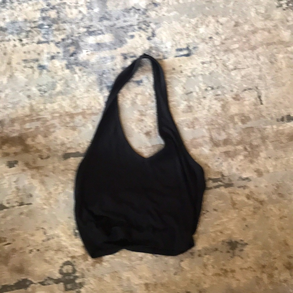 Black crop top